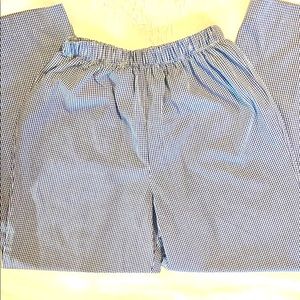 New Monday’s Child Blue Gingham Cotton Pants s7